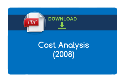 Cost Analysis –  2008